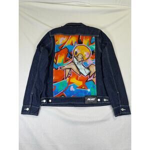 Palace Skateboards Zomby Denim Jacket Blue Size M